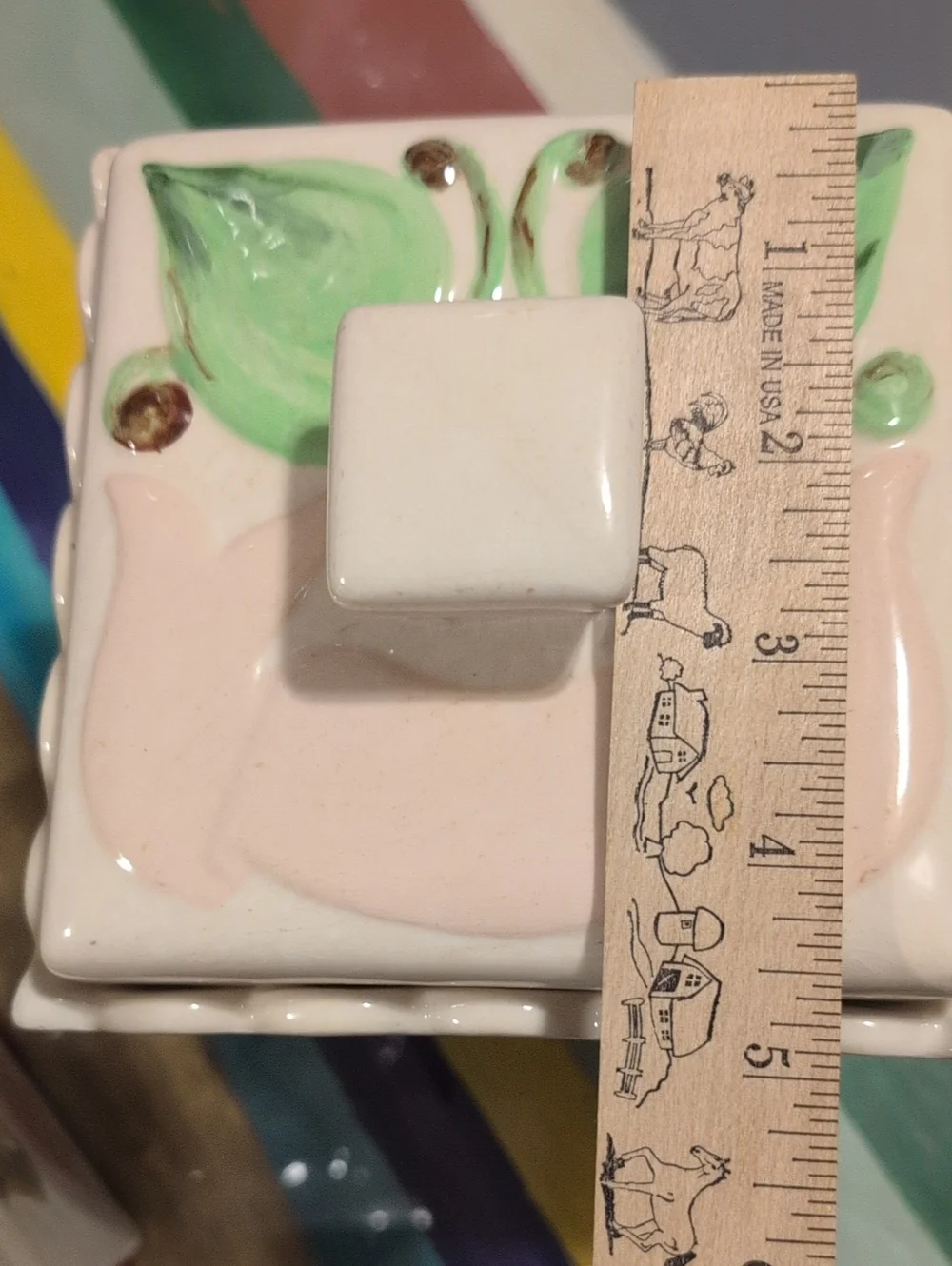 1960s Ceramic Kitchen Canister/Trinket Box, Mid Century Set Of 4